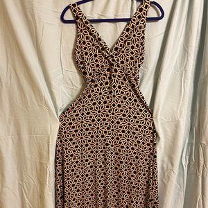 Hawaiian maxy dress.